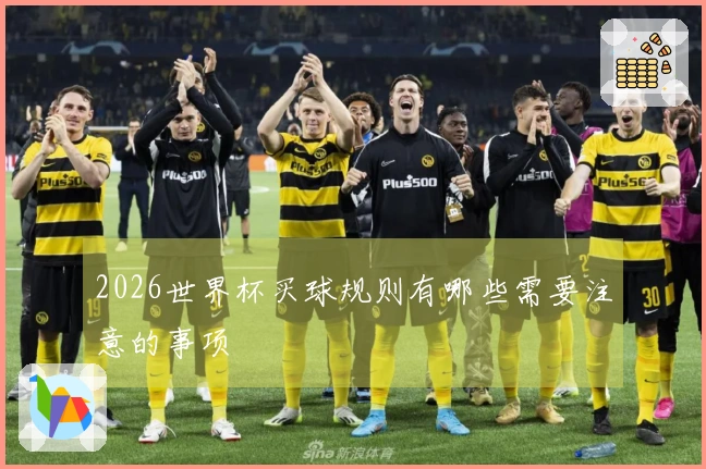 2026世界杯买球规则有哪些需要注意的事项